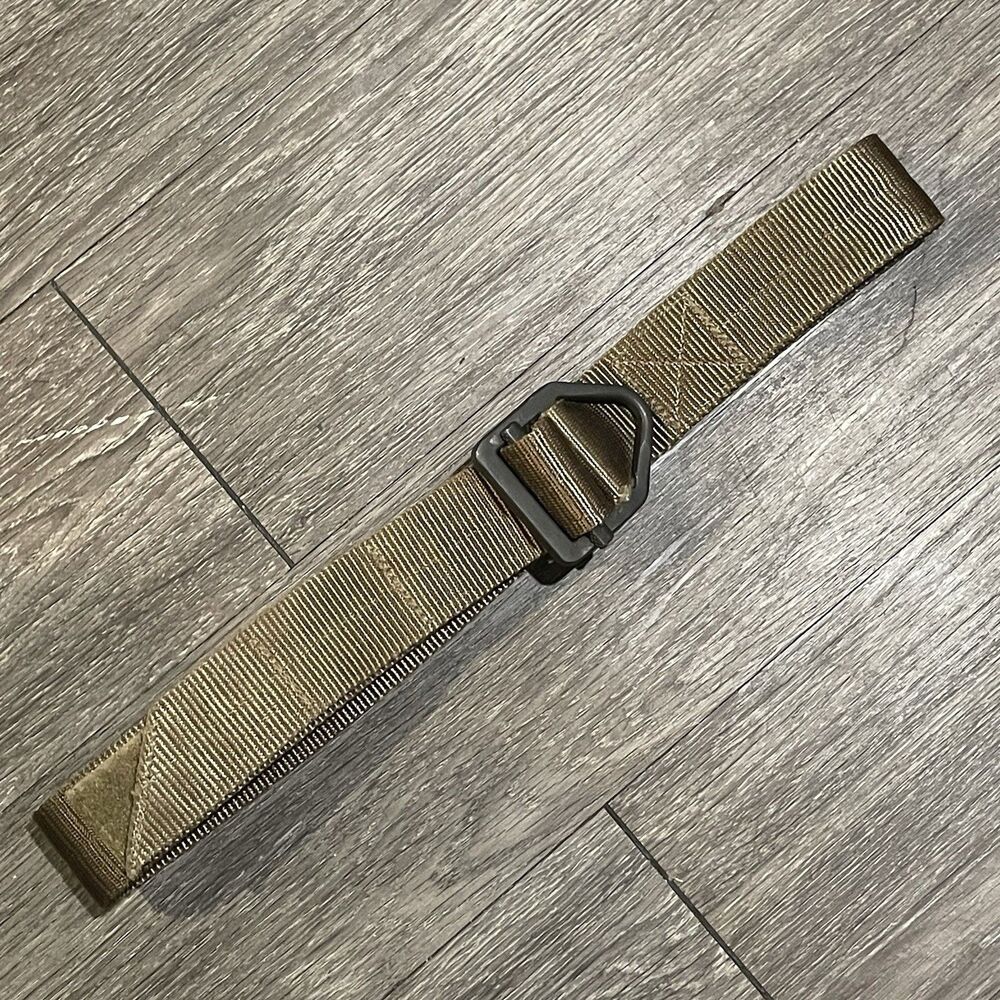 TacShield Tactical Rigger Belt – Coyote Brown – Size MEDIUM (34"–38")